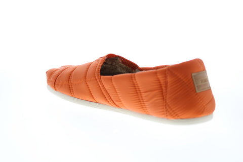 Toms Classic 10012614 Mens Orange Synthetic Slip On Loafer Slippers Shoes
