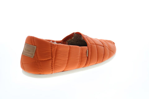 Toms Classic 10012614 Mens Orange Synthetic Slip On Loafer Slippers Shoes