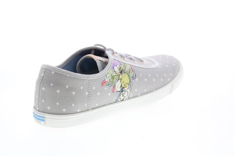 Toms Carmel Disney 10012733 Womens Gray Canvas Lace Up Lifestyle Sneakers Shoes