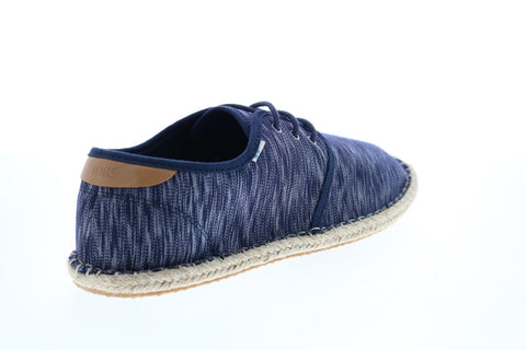 Toms Diego 10013215 Mens Blue Synthetic Lace Up Lifestyle Sneakers Shoes