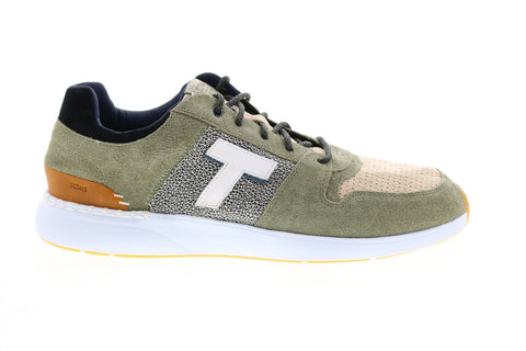 Toms Arroyo 10013222 Mens Green Suede Lace Up Lifestyle Sneakers Shoes