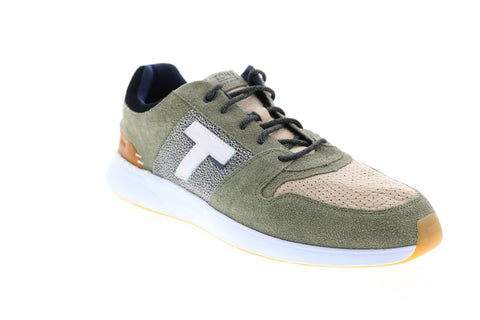 Toms Arroyo 10013222 Mens Green Suede Lace Up Lifestyle Sneakers Shoes