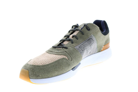 Toms Arroyo 10013222 Mens Green Suede Lace Up Lifestyle Sneakers Shoes