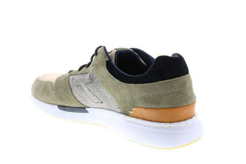 Toms Arroyo 10013222 Mens Green Suede Lace Up Lifestyle Sneakers Shoes