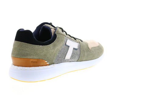 Toms Arroyo 10013222 Mens Green Suede Lace Up Lifestyle Sneakers Shoes