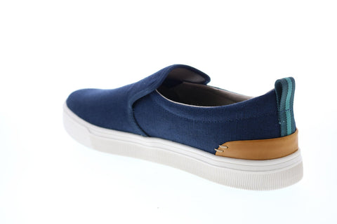 Toms TRVL Lite Slip-on 10013224 Mens Blue Canvas Slip On Lifestyle Sneakers Shoes