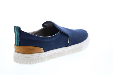 Toms TRVL Lite Slip-on 10013224 Mens Blue Canvas Slip On Lifestyle Sneakers Shoes