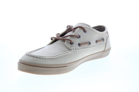 Toms Dorado 10013286 Mens Beige Canvas Loafers & Slip Ons Boat Shoes Shoes