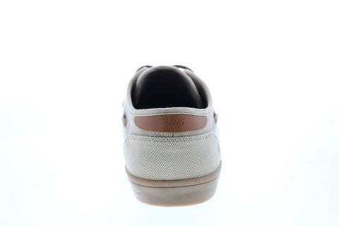 Toms Dorado 10013286 Mens Beige Canvas Loafers & Slip Ons Boat Shoes Shoes