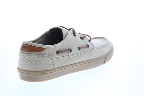 Toms Dorado 10013286 Mens Beige Canvas Loafers & Slip Ons Boat Shoes Shoes