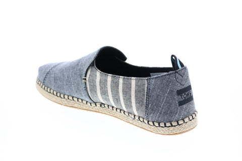 Toms Deconstructed Alpargata 10013290 Mens Gray Canvas Lifestyle Sneakers Shoes
