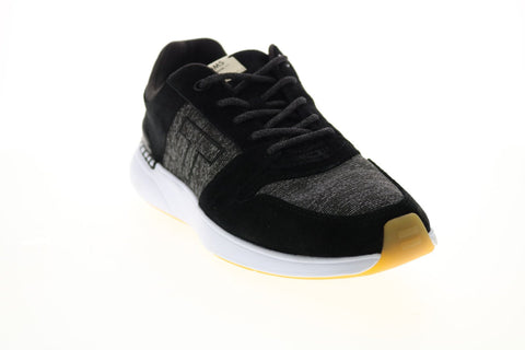 Toms Arroyo 10013293 Mens Black Suede Lace Up Lifestyle Sneakers Shoes