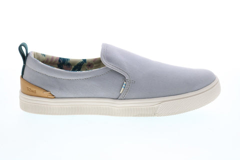 Toms Trvl Lite 10013372 Womens Gray Canvas Slip On Lifestyle Sneakers Shoes