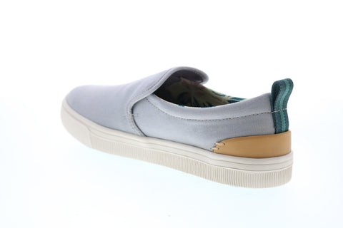 Toms Trvl Lite 10013372 Womens Gray Canvas Slip On Lifestyle Sneakers Shoes