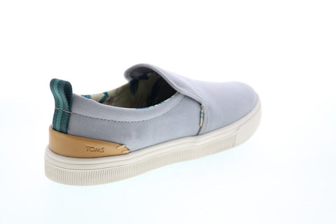 Toms Trvl Lite 10013372 Womens Gray Canvas Slip On Lifestyle Sneakers Shoes