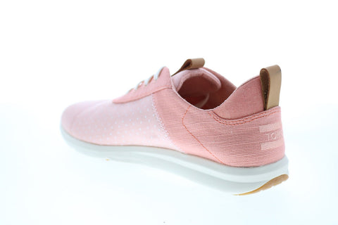 Toms Cabrillo 10013402 Womens Pink Canvas Lace Up Lifestyle Sneakers Shoes