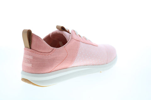 Toms Cabrillo 10013402 Womens Pink Canvas Lace Up Lifestyle Sneakers Shoes