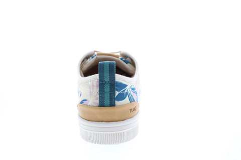 Toms TRVL LITE Low 10013405 Womens Beige Canvas Lace Up Lifestyle Sneakers Shoes