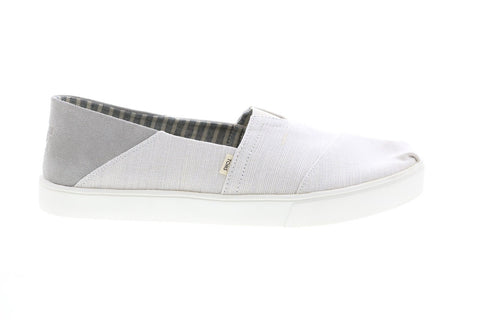 Toms Classic 10013461 Mens Beige Canvas Lace Up Lifestyle Sneakers Shoes
