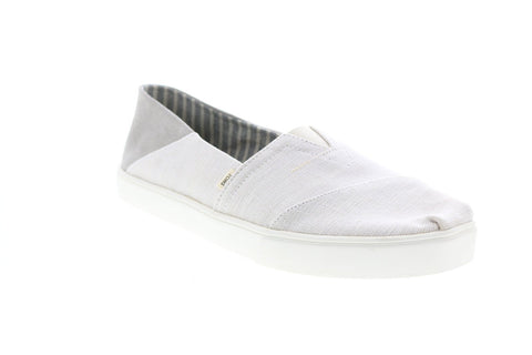 Toms Classic 10013461 Mens Beige Canvas Lace Up Lifestyle Sneakers Shoes