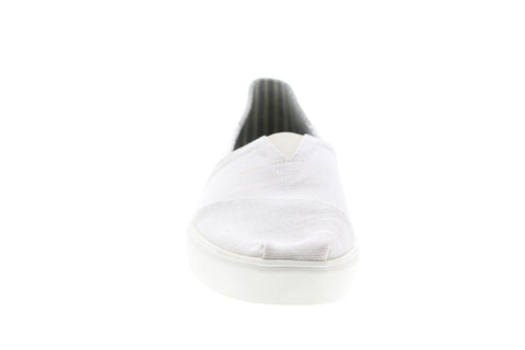 Toms Classic 10013461 Mens Beige Canvas Lace Up Lifestyle Sneakers Shoes