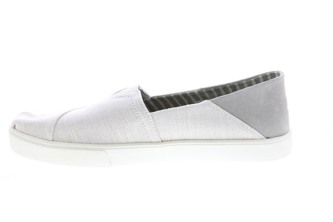 Toms Classic 10013461 Mens Beige Canvas Lace Up Lifestyle Sneakers Shoes