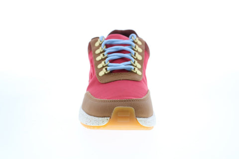 Toms Arroyo 10014112 Womens Red Canvas Lace Up Lifestyle Sneakers Shoes