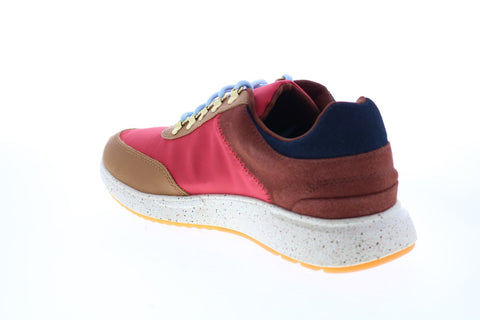 Toms Arroyo 10014112 Womens Red Canvas Lace Up Lifestyle Sneakers Shoes