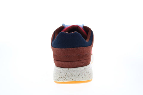 Toms Arroyo 10014112 Womens Red Canvas Lace Up Lifestyle Sneakers Shoes