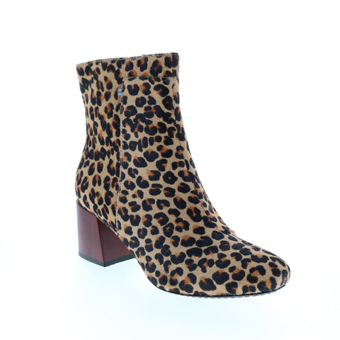 Toms Emmy 10014189 Womens Brown Synthetic Slip On Ankle & Booties Boots