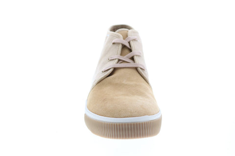 Toms Carlo Mid 10014204 Mens Brown Suede Lace Up Lifestyle Sneakers Shoes