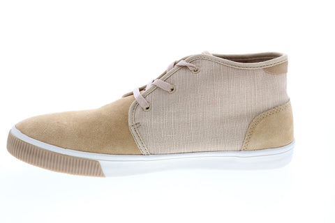 Toms Carlo Mid 10014204 Mens Brown Suede Lace Up Lifestyle Sneakers Shoes
