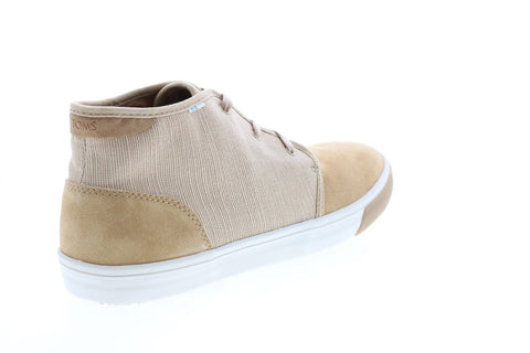 Toms Carlo Mid 10014204 Mens Brown Suede Lace Up Lifestyle Sneakers Shoes