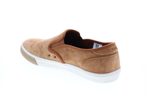 Toms Baja 10014357 Mens Brown Nubuck Slip On Lifestyle Sneakers Shoes