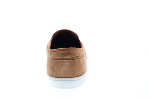 Toms Baja 10014357 Mens Brown Nubuck Slip On Lifestyle Sneakers Shoes