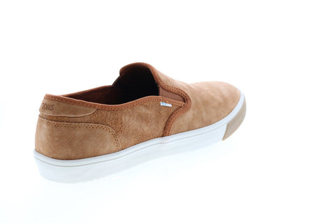 Toms Baja 10014357 Mens Brown Nubuck Slip On Lifestyle Sneakers Shoes