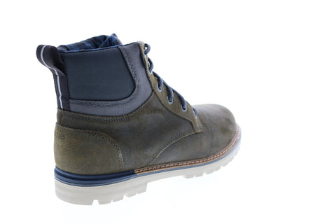 Toms Ashland 10014358 Mens Gray Suede Lace Up Casual Dress Boots