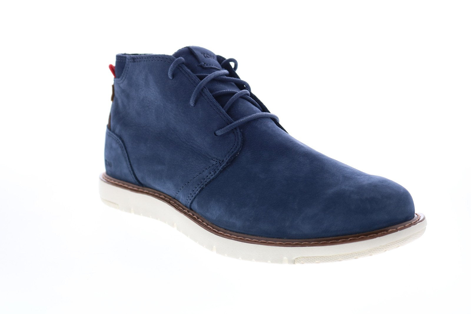 Toms Navi 10014363 Mens Blue Nubuck Lace Up Chukkas Boots 10  display picture 3