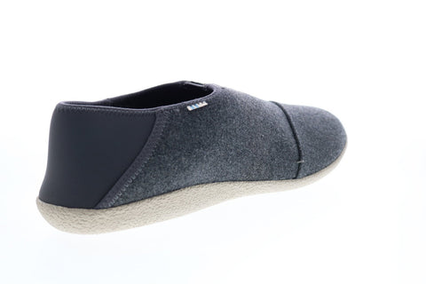 Toms Rodeo 10014374 Mens Gray Canvas Slip On Loafer Slippers Shoes