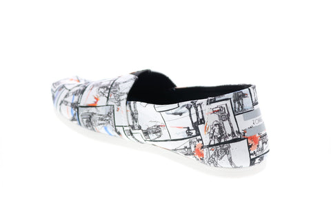 Toms Classic 10014383 Womens White Canvas Lace Up Lifestyle Sneakers Boots Parent