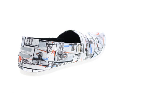 Toms Classic 10014383 Womens White Canvas Lace Up Lifestyle Sneakers Boots Parent