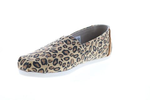 Toms Classic 10014396 Womens Brown Canvas Slip On Lifestyle Sneakers Shoes
