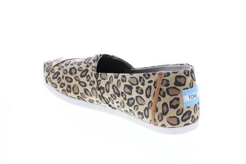 Toms Classic 10014396 Womens Brown Canvas Slip On Lifestyle Sneakers Shoes