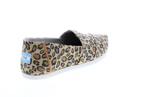 Toms Classic 10014396 Womens Brown Canvas Slip On Lifestyle Sneakers Shoes