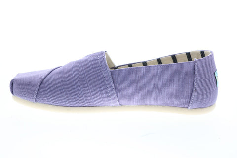 Toms Alpargata 10014419 Womens Purple Canvas Loafer Flats Shoes
