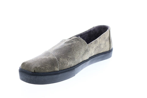 Toms Classic 10014453 Mens Brown Canvas Lace Up Lifestyle Sneakers Shoes