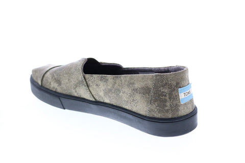 Toms Classic 10014453 Mens Brown Canvas Lace Up Lifestyle Sneakers Shoes