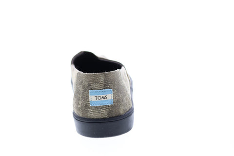Toms Classic 10014453 Mens Brown Canvas Lace Up Lifestyle Sneakers Shoes