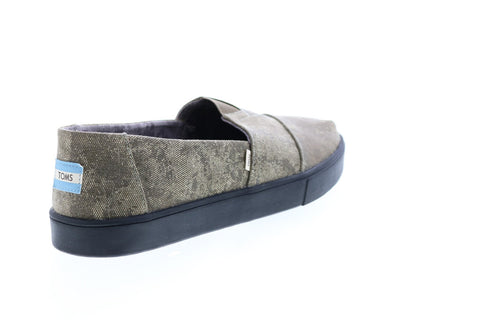 Toms Classic 10014453 Mens Brown Canvas Lace Up Lifestyle Sneakers Shoes