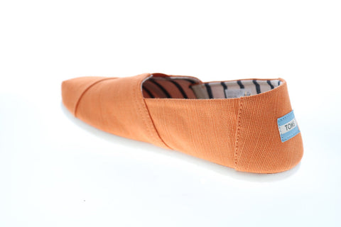 Toms Classic 10014458 Mens Orange Canvas Loafers & Slip Ons Casual Shoes